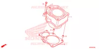 CYLINDRE pour Honda FOURTRAX 420 RANCHER 2X4 Electric Shift de 2014