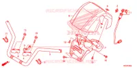 GUIDON pour Honda FOURTRAX 420 RANCHER 2X4 Electric Shift de 2014