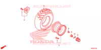 ROUE ARRIERE pour Honda FOURTRAX 420 RANCHER 2X4 Electric Shift de 2014