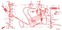 LEVIER DE GUIDON   CABLE   COMMODO pour Honda FOURTRAX 420 RANCHER 2X4 Electric Shift de 2011