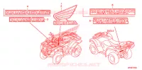 T (1) pour Honda FOURTRAX 420 RANCHER 2X4 Electric Shift de 2011