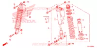 AMORTISSEUR AVANT pour Honda TRX 450 R Kick start de 2009