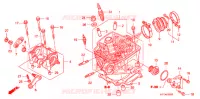 CULASSE pour Honda TRX 450 R Kick start de 2009