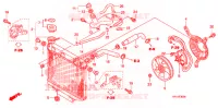 RADIATEUR pour Honda TRX 450 R Kick start de 2009
