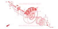 ROUE AVANT pour Honda TRX 450 R Kick start de 2009