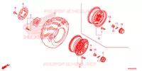 ROUE AVANT pour Honda FOURTRAX 500 RUBICON DCT EPS de 2015