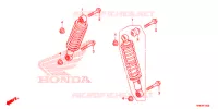 AMORTISSEUR AVANT pour Honda FOURTRAX 500 RUBICON DCT EPS de 2015