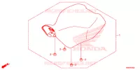 SELLE pour Honda FOURTRAX 500 RUBICON DCT EPS de 2015