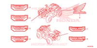 AUTOCOLLANTS pour Honda FOURTRAX 500 FOREMAN 4X4 Electric Shift CAMO de 2014