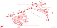 TRIANGLES AVANT pour Honda FOURTRAX 500 FOREMAN 4X4 Electric Shift CAMO de 2014