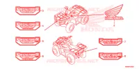 AUTOCOLLANTS pour Honda FOURTRAX 500 FOREMAN 4X4 Electric Shift CAMO de 2016