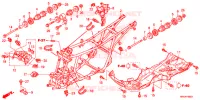 CADRE pour Honda FOURTRAX 500 FOREMAN 4X4 Electric Shift CAMO de 2016