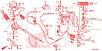 COMMODO   LEVIER   CABLE pour Honda FOURTRAX 500 FOREMAN 4X4 Electric Shift, Power Steering Camo de 2014