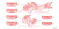 AUTOCOLLANTS pour Honda FOURTRAX 500 FOREMAN ES PS de 2014