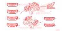 AUTOCOLLANTS pour Honda FOURTRAX 500 FOREMAN 4X4 Electric Shift, Power Steering Camo de 2016