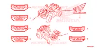 AUTOCOLLANTS pour Honda FOURTRAX 500 FOREMAN ES PS de 2016