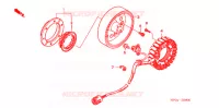 ALTERNATEUR pour Honda FOURTRAX 500 FOREMAN 4X4 Electric Shift de 2005