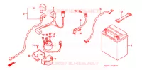 BATTERIE pour Honda FOURTRAX 500 FOREMAN 4X4 Electric Shift de 2005