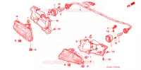 FEU ARRIERE pour Honda FOURTRAX 500 FOREMAN 4X4 Electric Shift de 2005