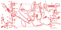 LEVIER DE GUIDON   CABLE   COMMODO pour Honda FOURTRAX 500 FOREMAN 4X4 Electric Shift de 2005