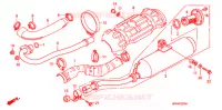 SILENCIEUX D'ECHAPPEMENT pour Honda FOURTRAX 500 FOREMAN 4X4 Electric Shift de 2005