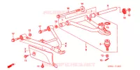 TRIANGLES AVANT pour Honda FOURTRAX 500 FOREMAN 4X4 Electric Shift de 2005