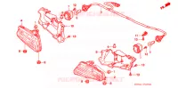 FEU ARRIERE pour Honda FOURTRAX 500 FOREMAN 4X4 Electric Shift de 2005