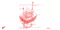 CYLINDRE pour Honda FOURTRAX 500 FOREMAN ES de 2010
