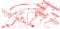 REPOSE PIED   PEDALE pour Honda FOURTRAX 500 FOREMAN ES de 2010