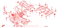 SUPPORT pour Honda FOURTRAX 500 FOREMAN ES de 2010