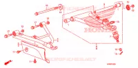 TRIANGLES AVANT pour Honda FOURTRAX 500 FOREMAN ES de 2010
