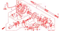COUPLE CONIQUE pour Honda FOURTRAX 500 RUBICON GPS de 2005