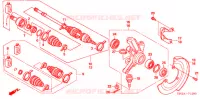 ARBRE DE ROUE  pour Honda FOURTRAX 500 RUBICON GPS CAMO de 2008