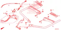 PEDALE   REPOSE PIED pour Honda FOURTRAX 500 FOREMAN BASE de 2016