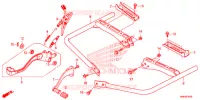 PEDALE   REPOSE PIED pour Honda FOURTRAX 500 RUBICON de 2015