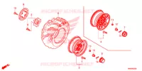 ROUE AVANT pour Honda FOURTRAX 500 RUBICON de 2015
