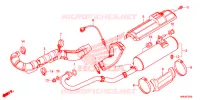 SILENCIEUX D'ECHAPPEMENT pour Honda FOURTRAX 500 RUBICON de 2015