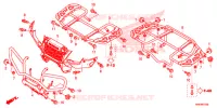SUPPORT pour Honda FOURTRAX 500 RUBICON de 2015