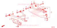 TRIANGLES AVANT pour Honda FOURTRAX 500 RUBICON de 2015