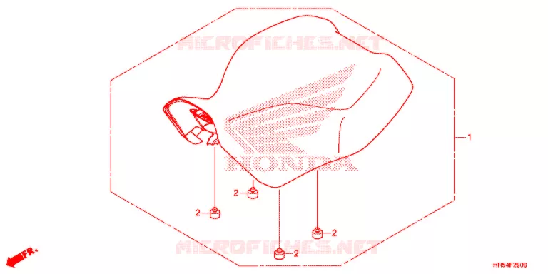 SELLE Honda ATV 500 FOURTRAX 2015  TRX500FM5F