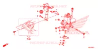 ARBRE DE DIRECTION (EPS) pour Honda FOURTRAX 500 RUBICON EPS RED de 2016