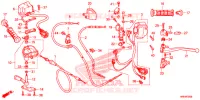 COMMODO   LEVIER   CABLE pour Honda FOURTRAX 500 RUBICON EPS RED de 2016
