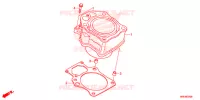 CYLINDRE pour Honda FOURTRAX 500 RUBICON EPS RED de 2016