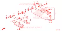 TRIANGLES AVANT pour Honda FOURTRAX 500 RUBICON EPS RED de 2016