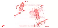 AMORTISSEUR AVANT pour Honda FOURTRAX 500 FOREMAN 4X4 CAMO de 2011
