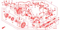 ENGRENAGE FINAL AVANT pour Honda FOURTRAX 500 FOREMAN 4X4 CAMO de 2011