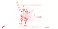 GUIDON pour Honda FOURTRAX 500 FOREMAN 4X4 CAMO de 2011