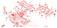 SUPPORT pour Honda FOURTRAX 500 FOREMAN 4X4 CAMO de 2011