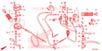 COMMODO   LEVIER   CABLE pour Honda FOURTRAX 500 FOREMAN de 2012