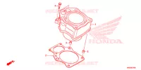 CYLINDRE pour Honda FOURTRAX 500 FOREMAN de 2012